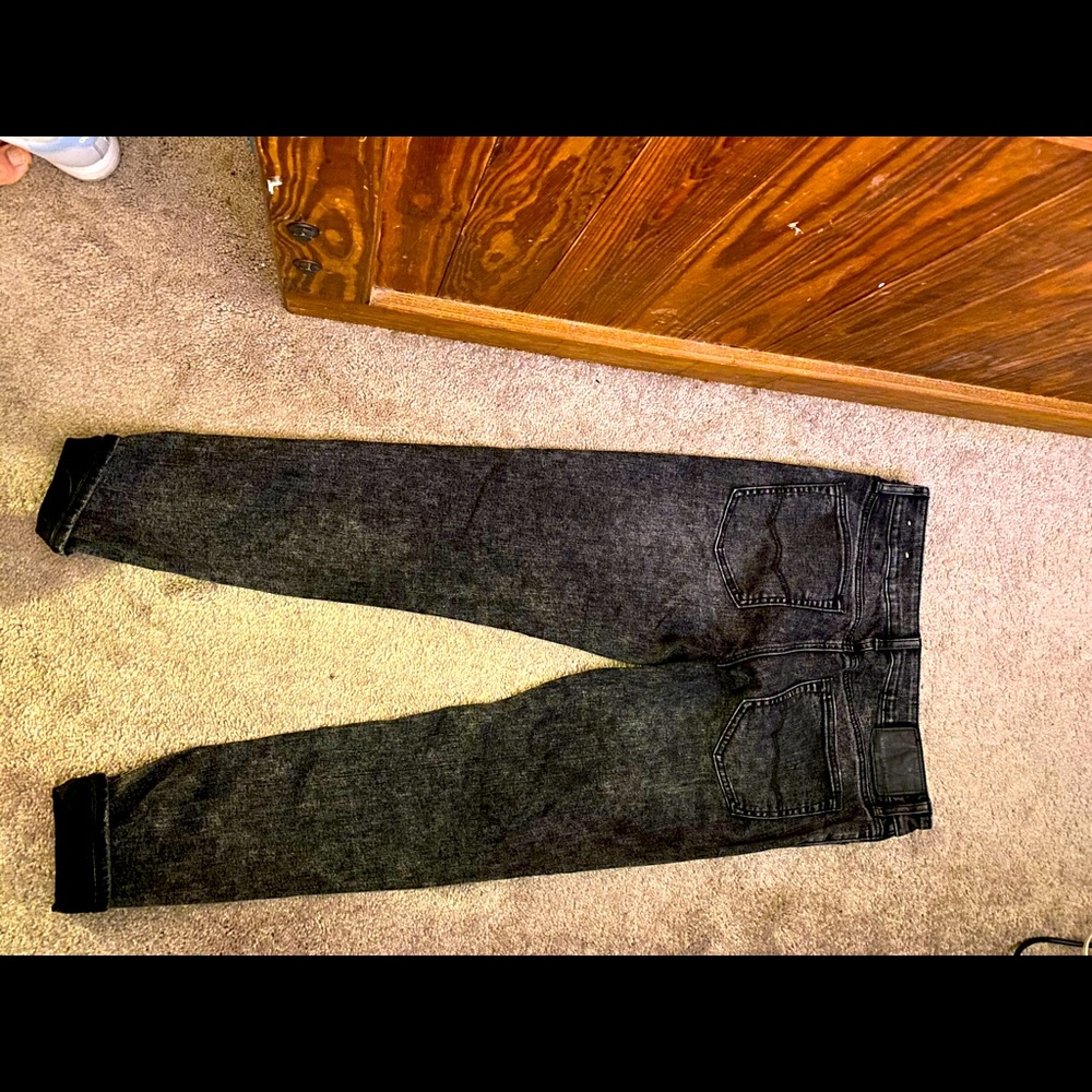 American eagle black jeans skinny
